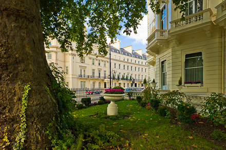 A garden in Belgravia A garden in Belgravia